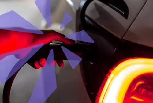 Ricarica della macchina energia pulita