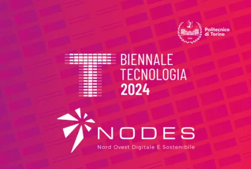 Logo di Biennale Tecnologia e Nodes