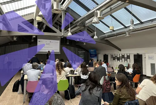 La sala di i3p al completo per workshop Doing Business in Space