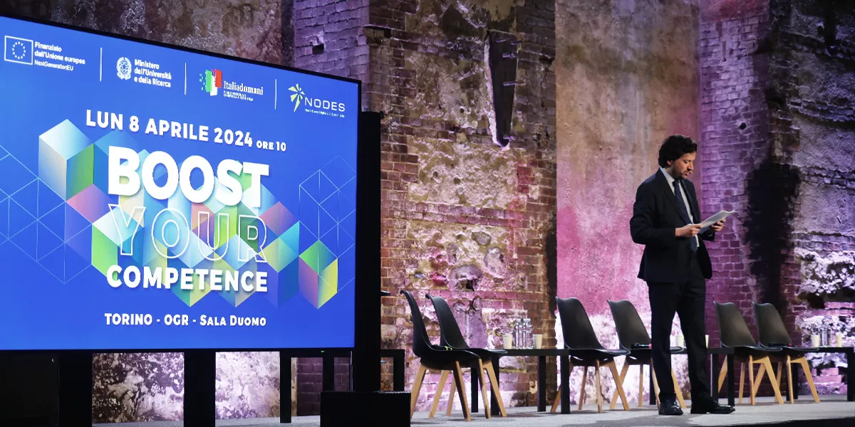 BOOST YOUR COMPETENCE - Corsi formazione PNRR NODES - Torino 8 Aprile 2024 - OGR - Francesco Rigatelli