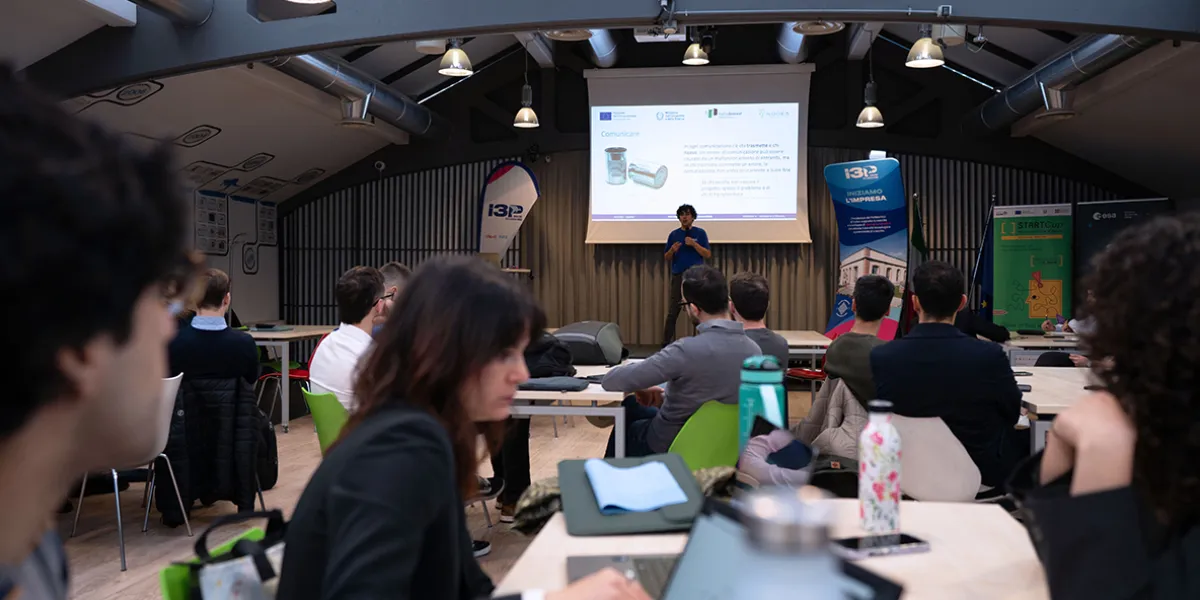 I3P startup academy - partecipanti durante la lezione