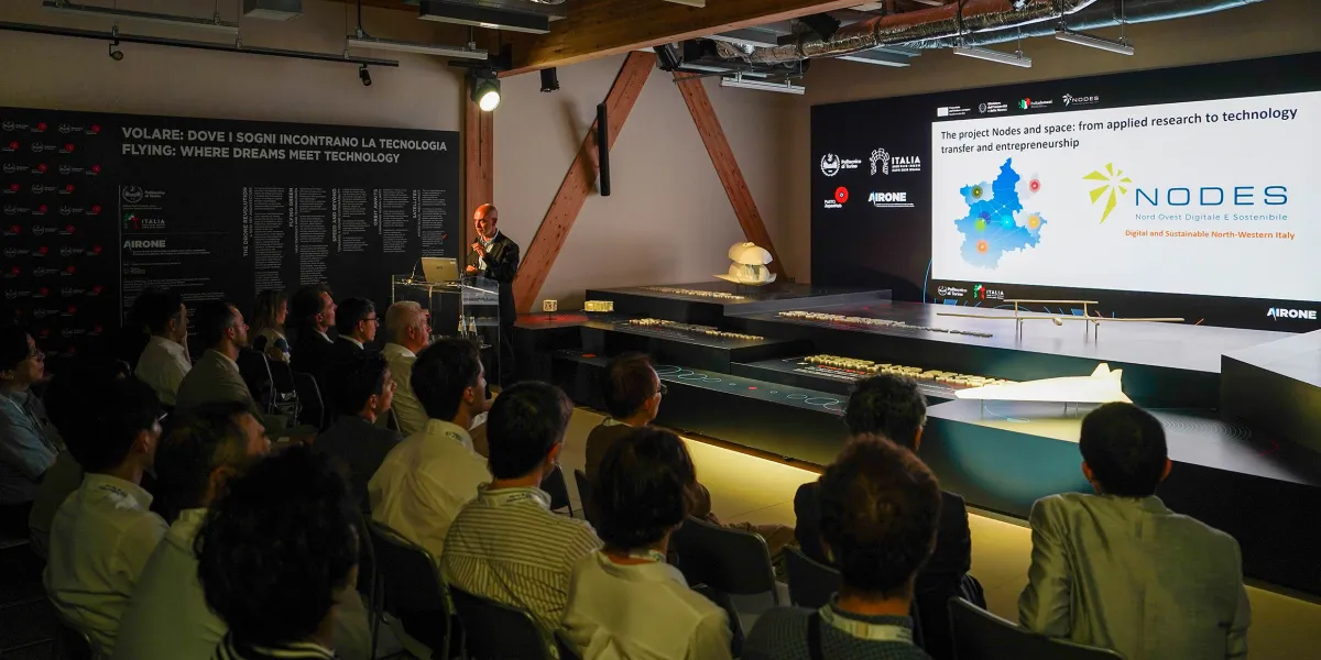 Spoke 1 coordinator presenting NODES in Expo